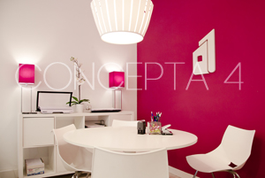 Sala de reuniones inmobiliaria. Reformas Madrid